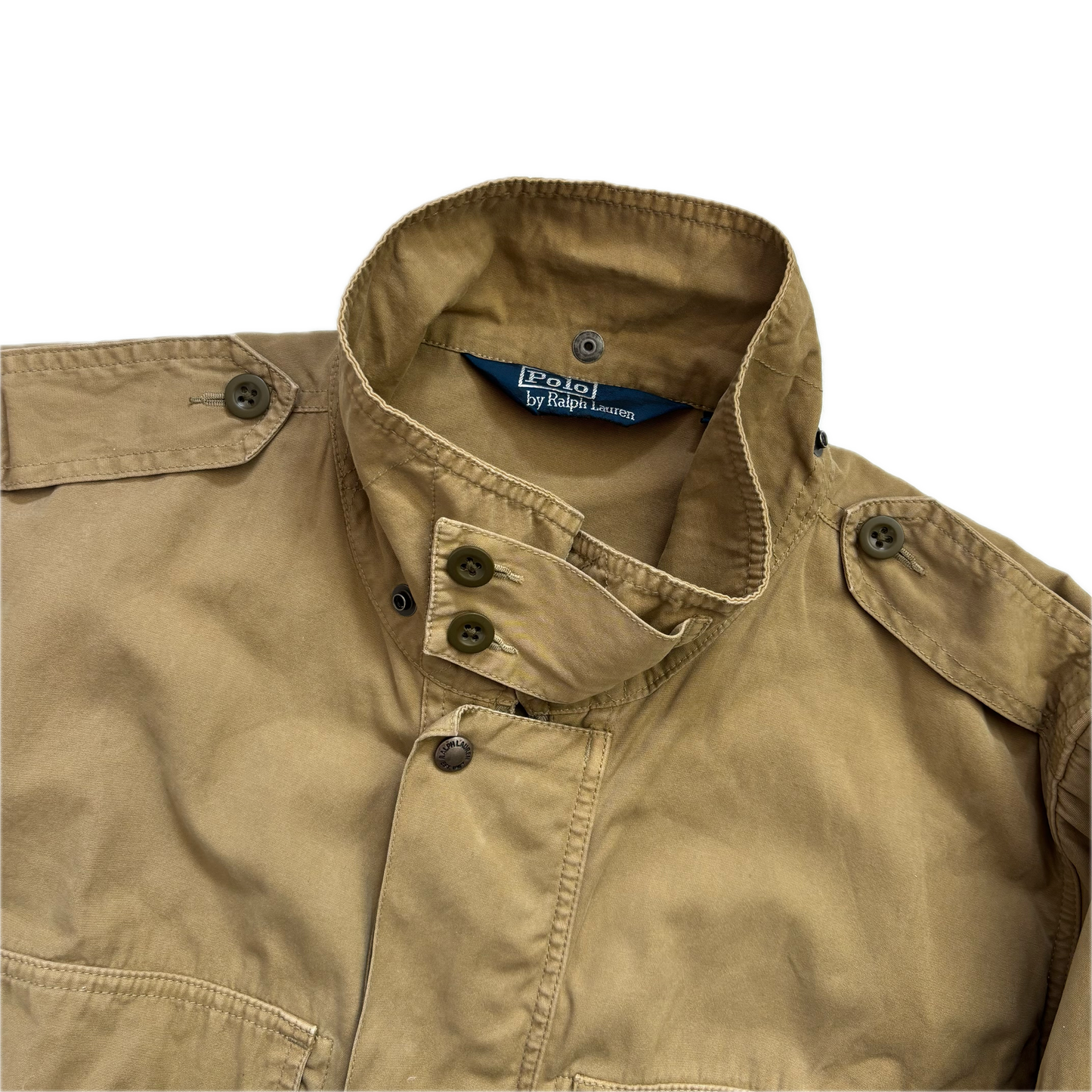 Polo Ralph Lauren Beige Tan Utility Jacket Military - 1XB