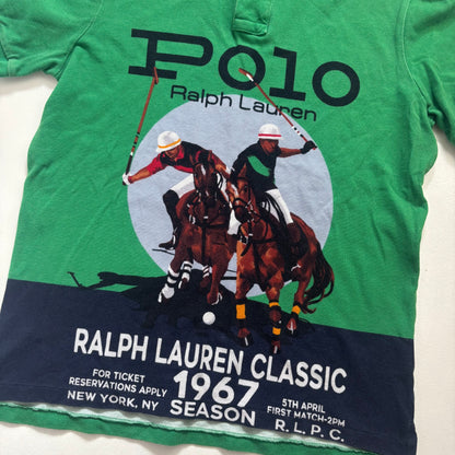 Polo Ralph Lauren Green Match Graphic Polo Shirt - S