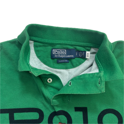 Polo Ralph Lauren Green Match Graphic Polo Shirt - S