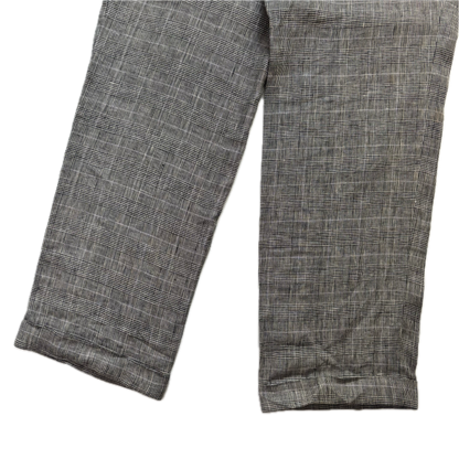 Grey Glen Plaid Check Suit Blazer & Trousers (Flax) - 42R