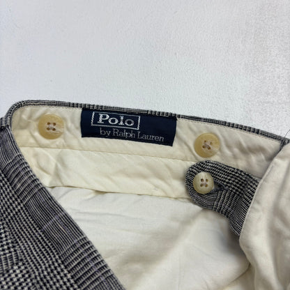 Grey Glen Plaid Check Suit Blazer & Trousers (Flax) - 42R