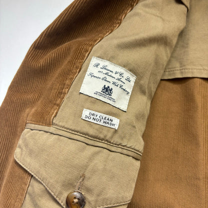 Polo Ralph Lauren Tan Corduroy Norfolk Blazer Sportscoat - 42R