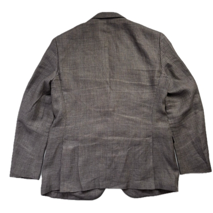Prince Of Wales Check Suit Blazer Glen Plaid (Linen) - 42R