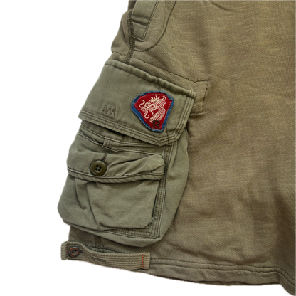 Olive Green Mountain Expedition Patch Shorts Himalayas - S