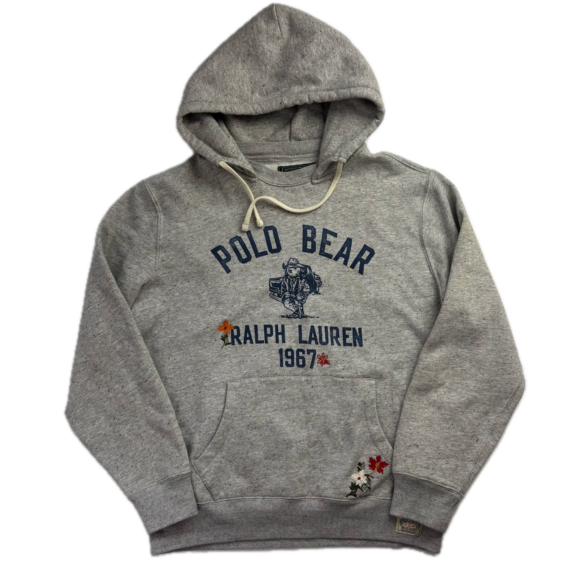 Polo Country Grey Bear Hoodie - M
