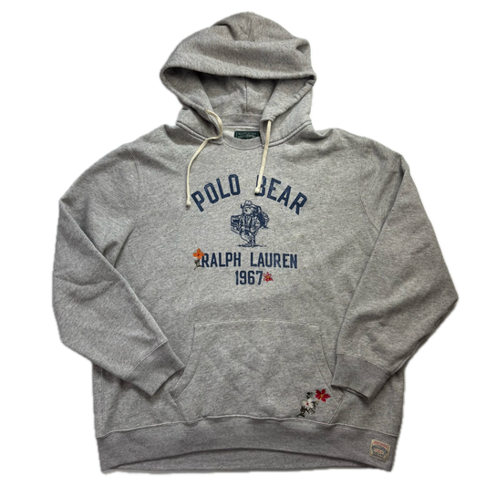 Polo Country Grey Bear Hoodie - XXL