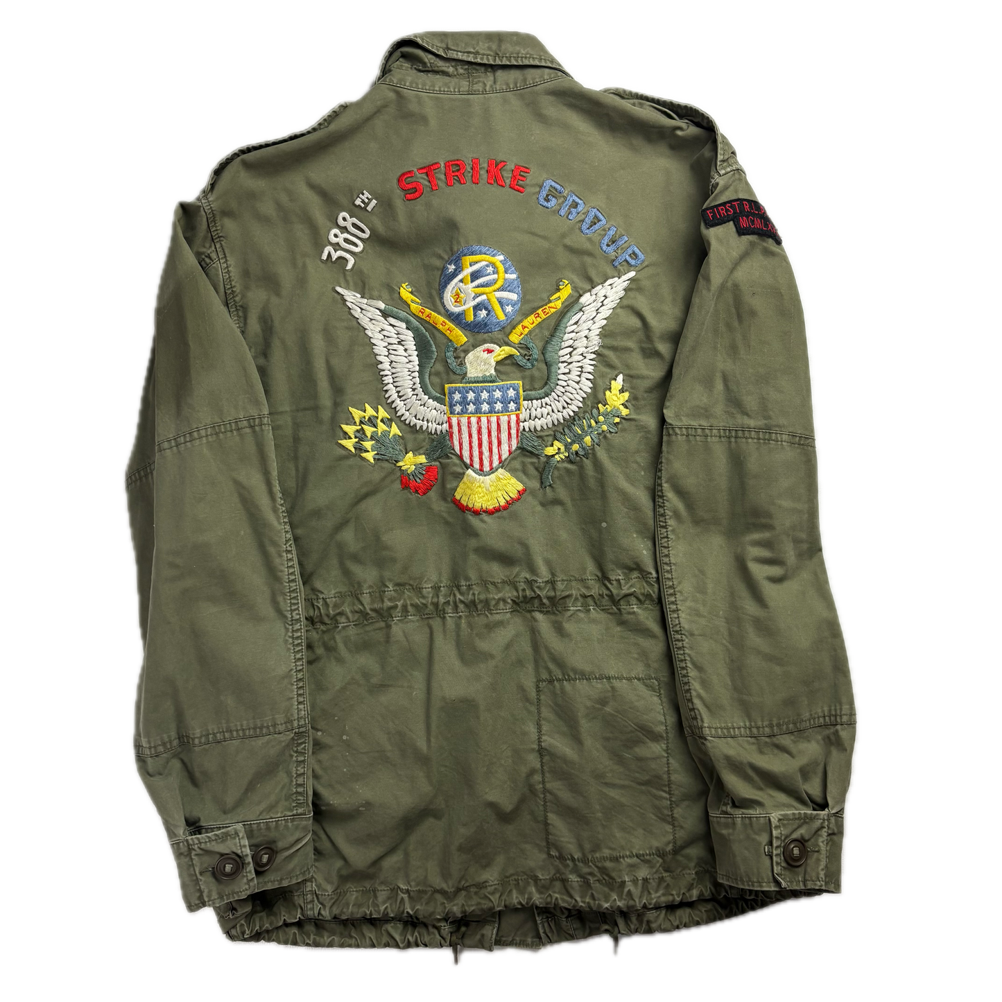 Polo Ralph Lauren 388 Strike Group Eagle Military Parka Jacket  - M