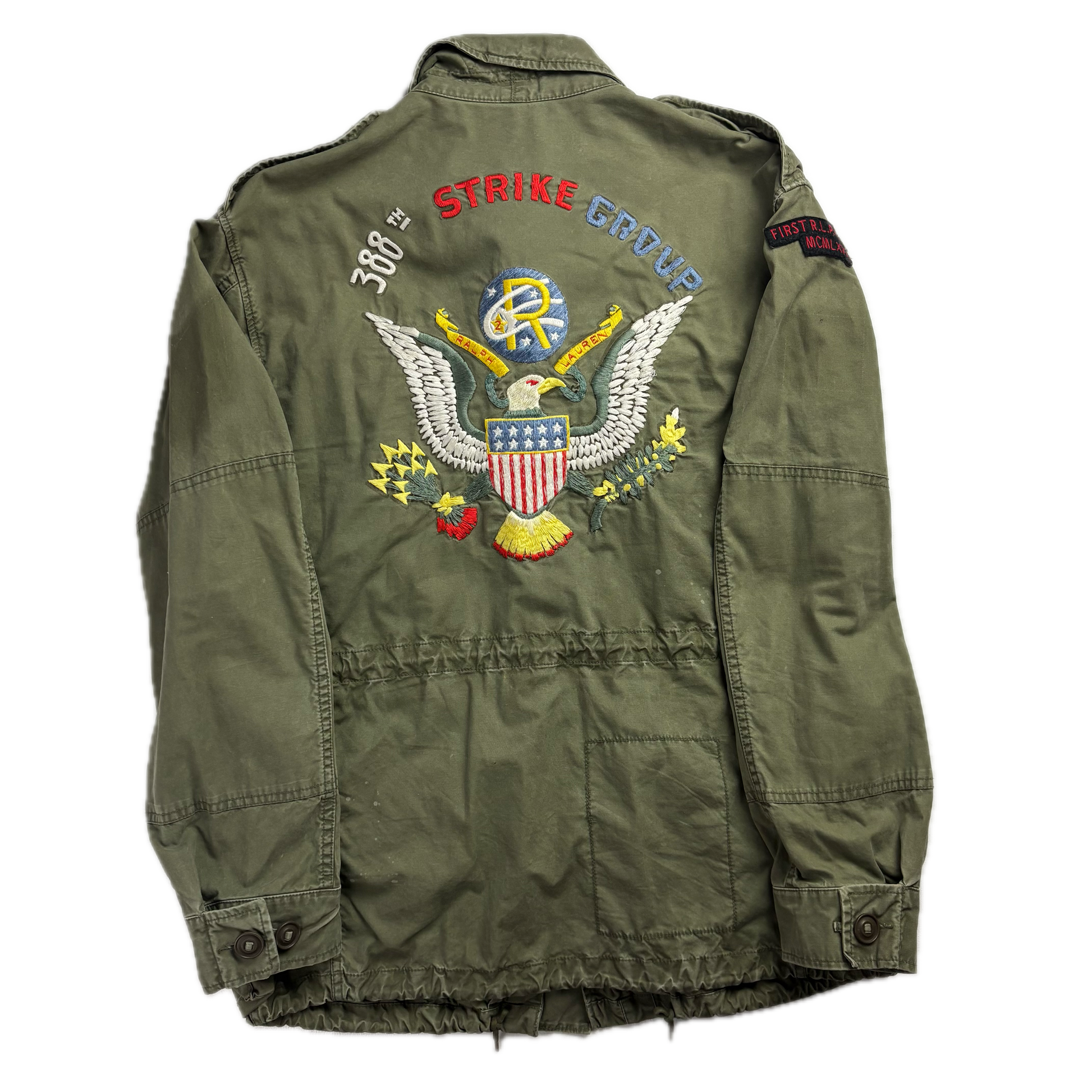 Polo Ralph Lauren 388 Strike Group Eagle Military Parka Jacket  - M