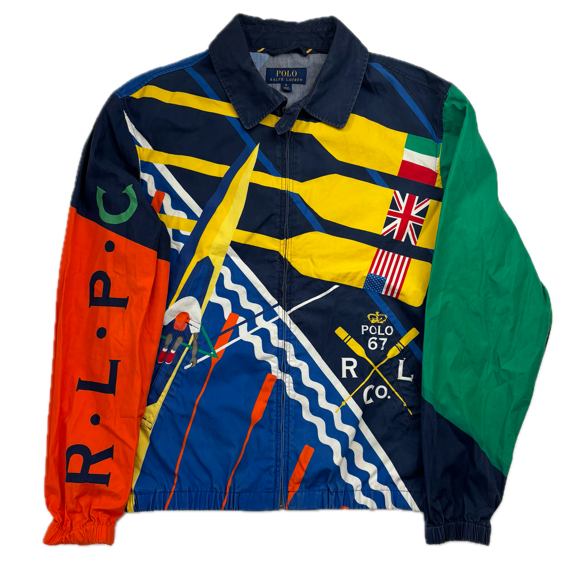 Polo Ralph Lauren Bayport Rowing & Cricket Graphic Jacket - M