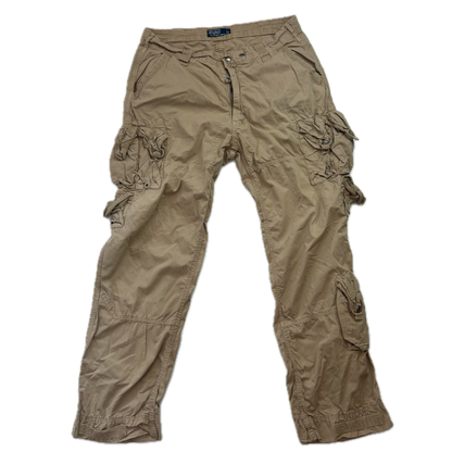 Polo Ralph Lauren Beige Cargo Trouser Utility Pants - 36x32