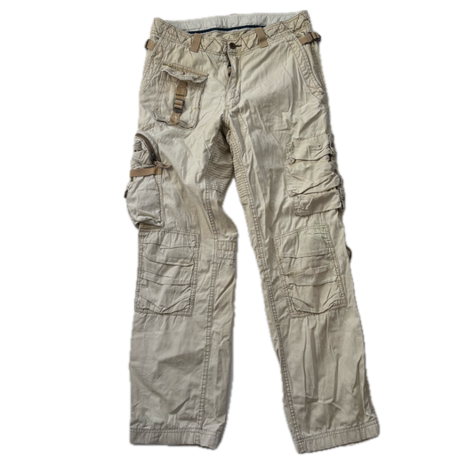Polo Ralph Lauren Beige Cargo Trouser Utility Pants - 32