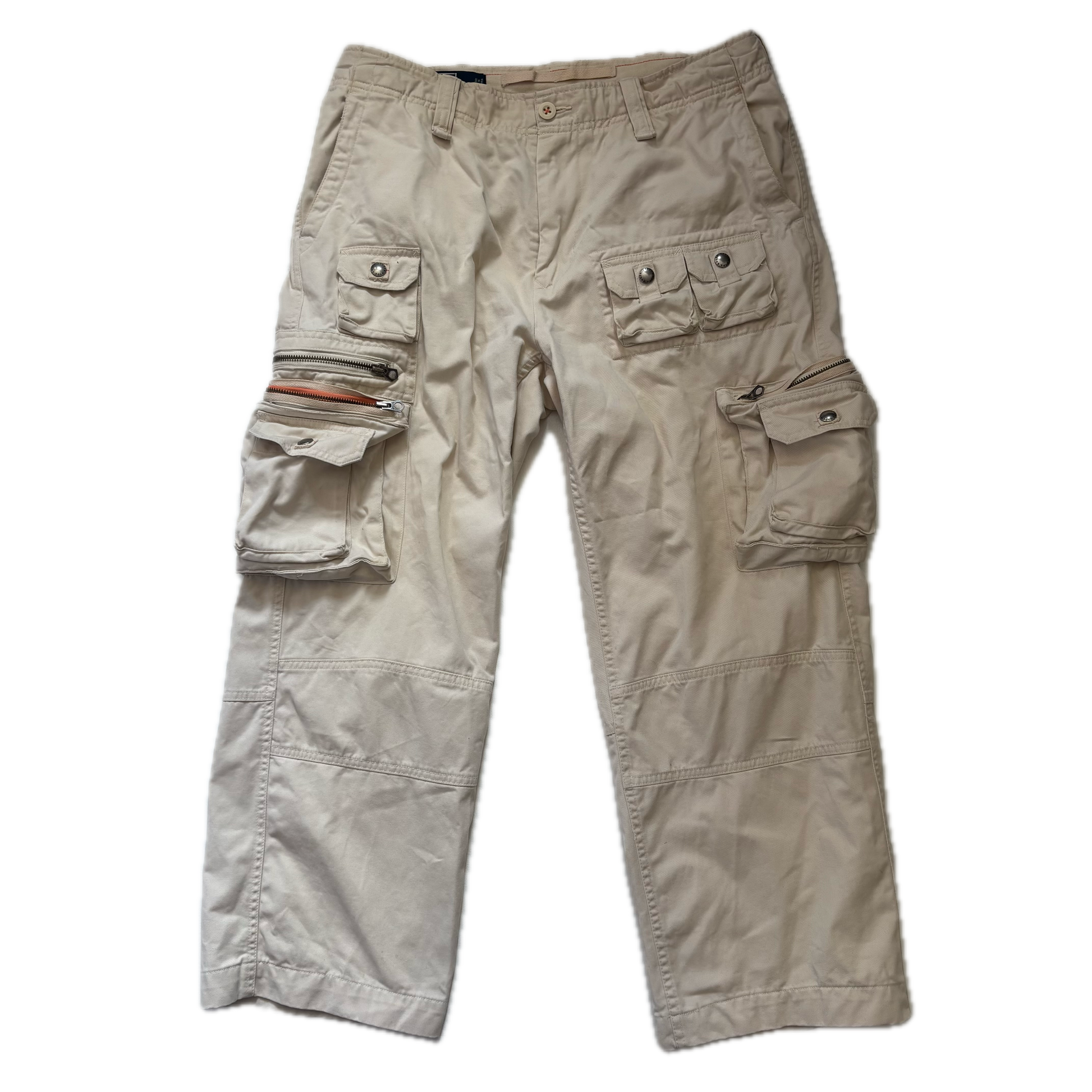 Polo Ralph Lauren Beige Cargo Trouser Utility Pants - 34x30