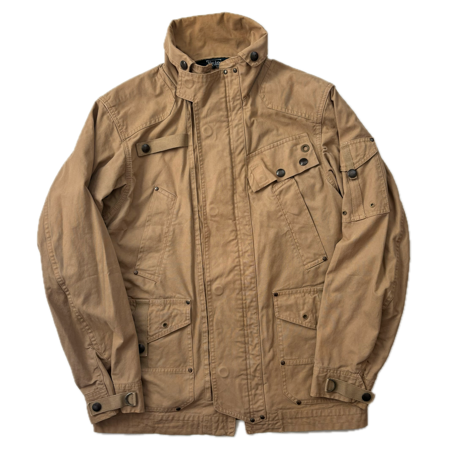 Polo Ralph Lauren Beige Tan Utility Jacket Military - M