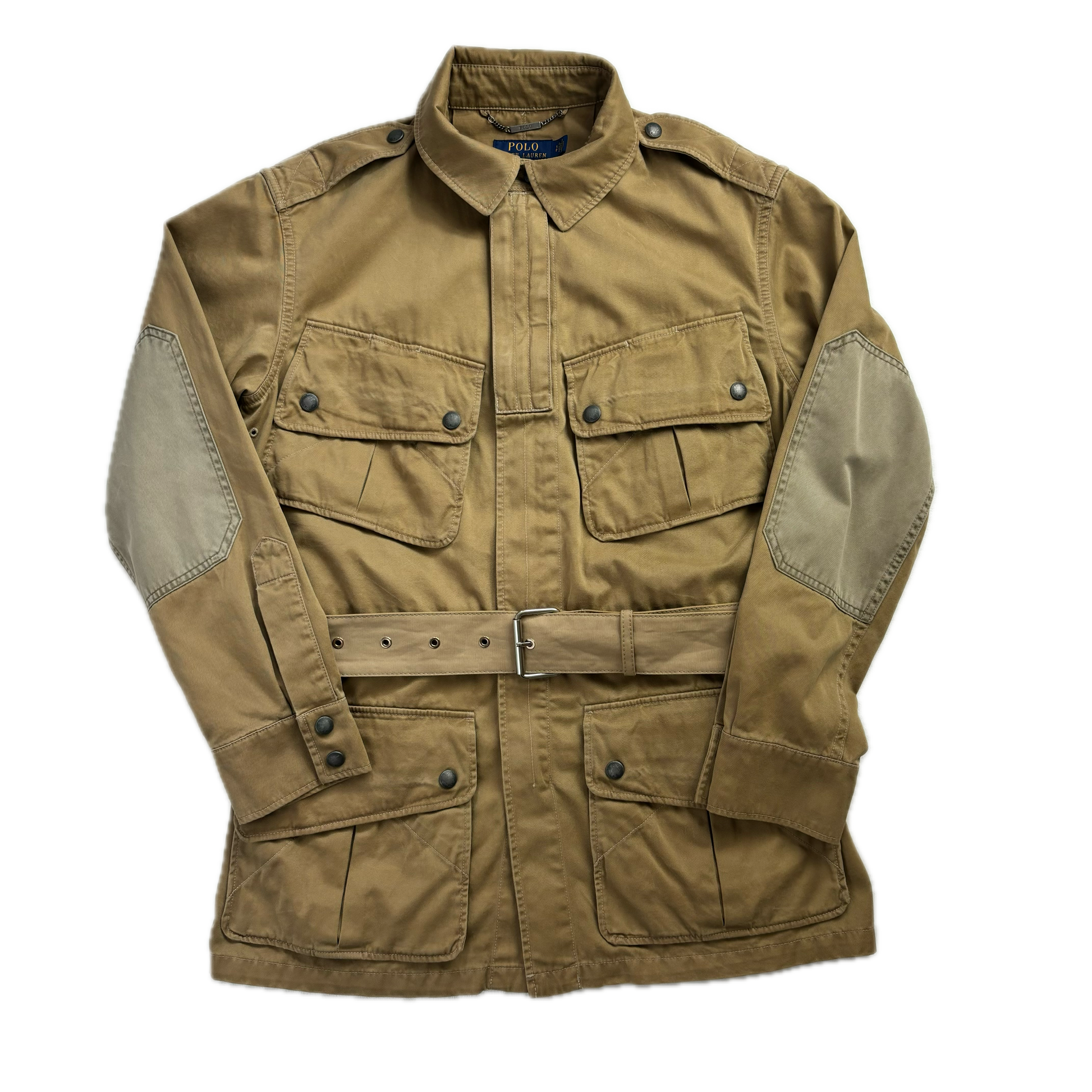 Polo Ralph Lauren Belted Beige Safari Jacket - S