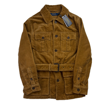 Polo Ralph Lauren Belted Corduroy Field Jacket Tan Norfolk - S
