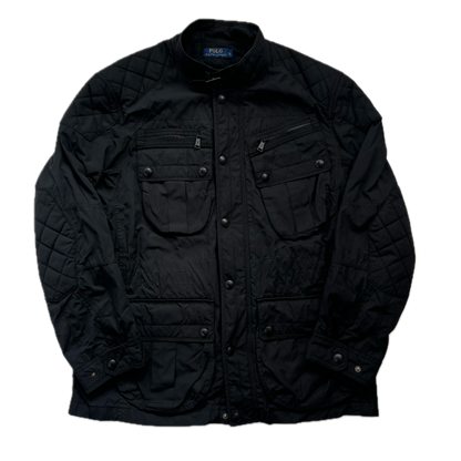 Polo Ralph Lauren Black Utility Jacket Field Coat - L