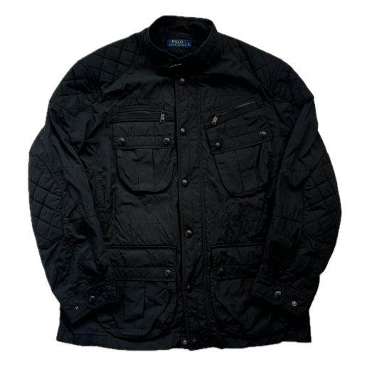 Polo Ralph Lauren Black Utility Jacket Field Coat - L
