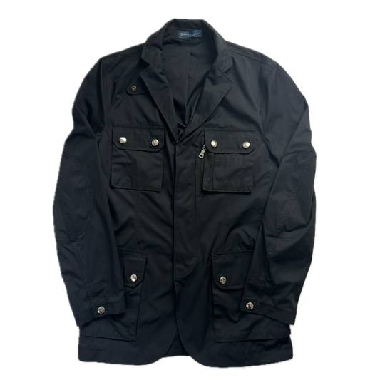 Polo Ralph Lauren Black Utility Sports Coat Cargo Jacket - S