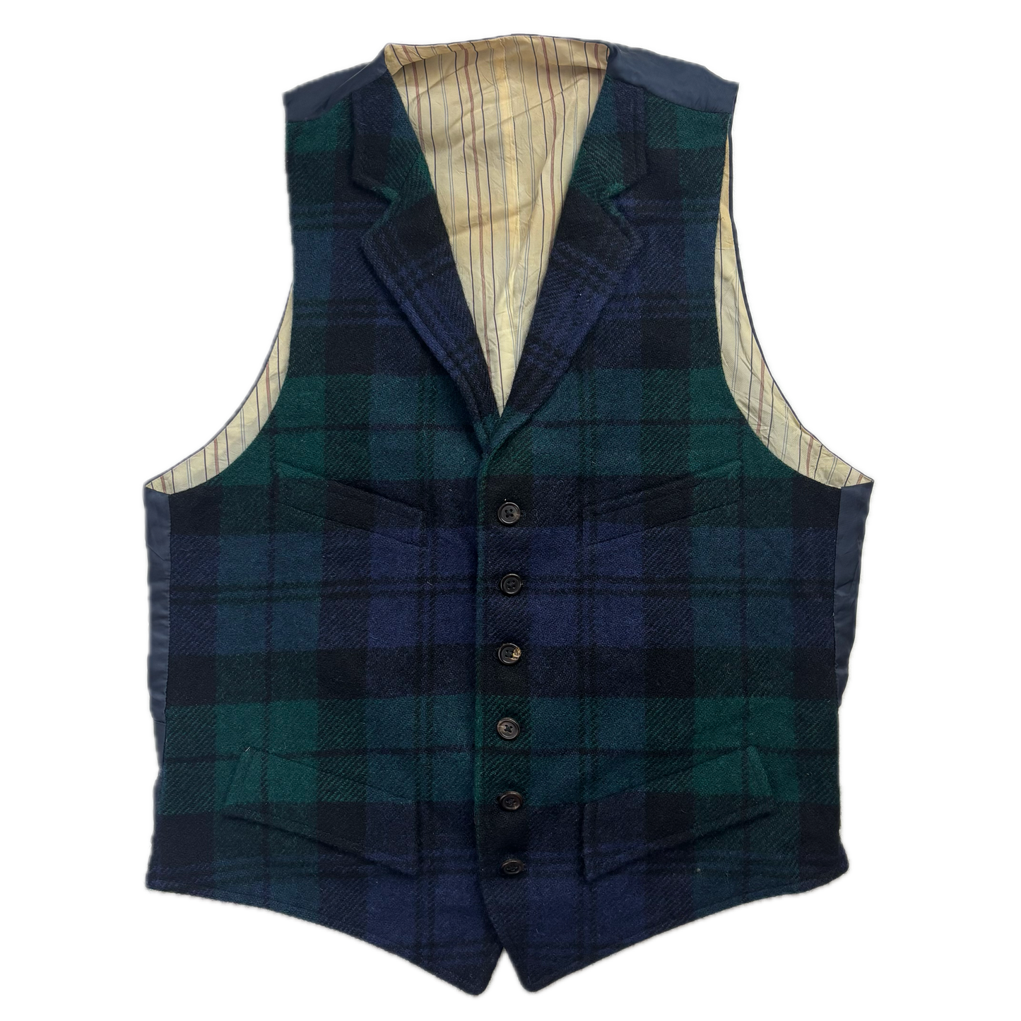 Polo Ralph Lauren Black Watch Tartan Waistcoat (Wool) - XS/S