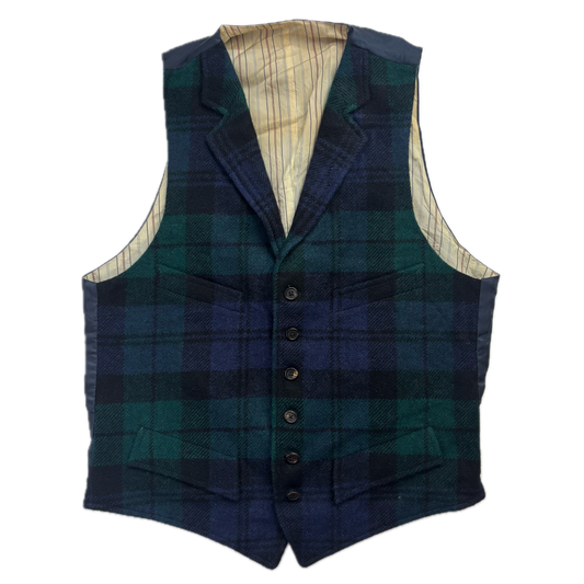 Polo Ralph Lauren Black Watch Tartan Waistcoat (Wool) - XS/S