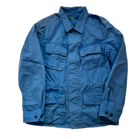 Polo Ralph Lauren Blue Tropical Combat Jacket