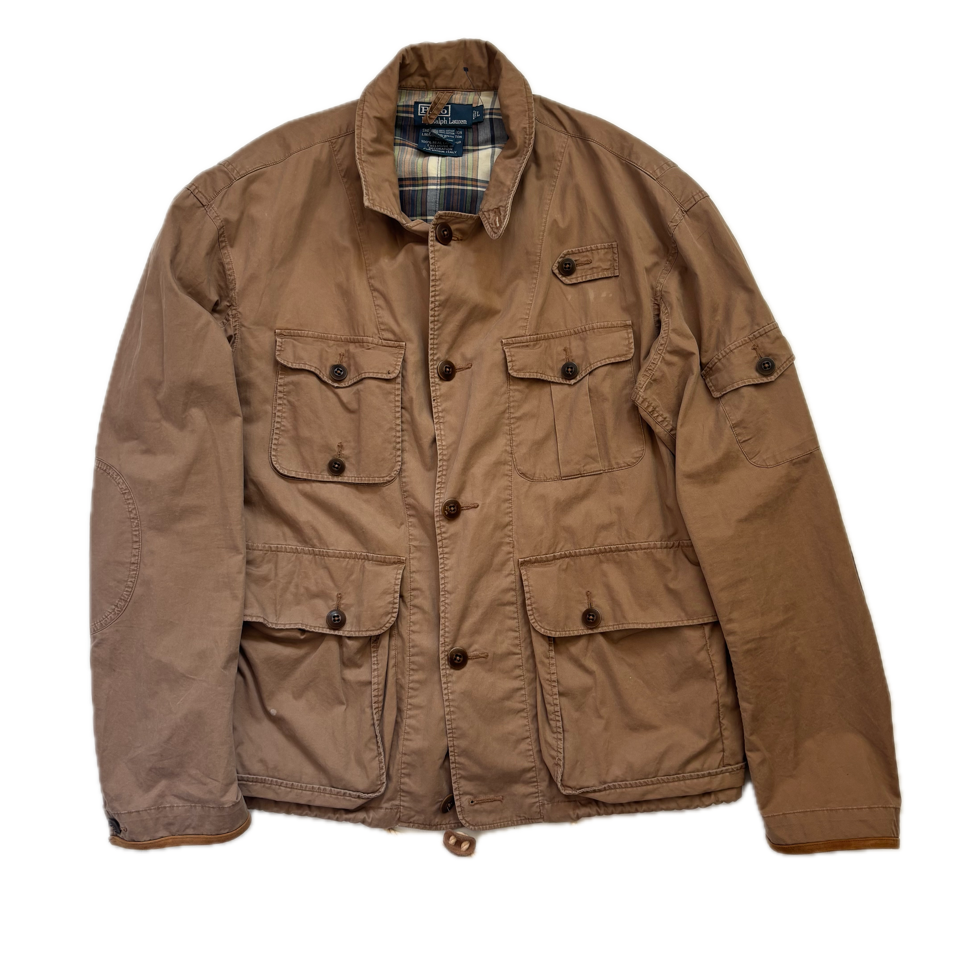 Polo Ralph Lauren Brown Wading Utility Cargo Jacket - L