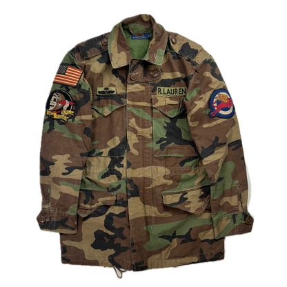 Polo Ralph Lauren Camo Military Jacket Parka Field - XS