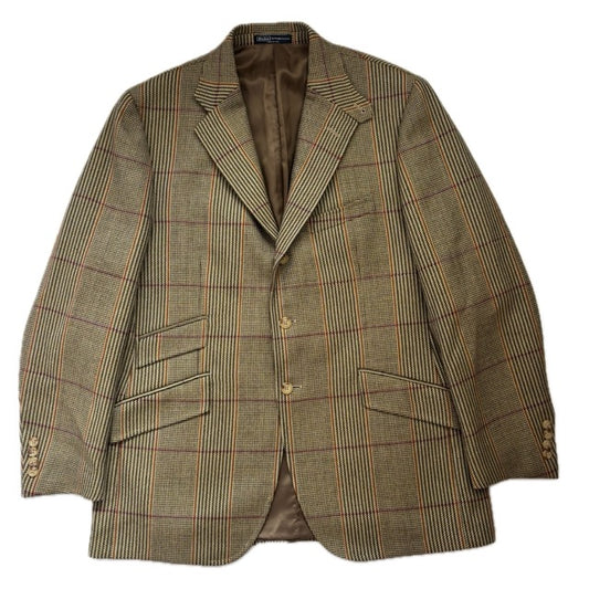 Polo Ralph Lauren Check Tweed Blazer Sports Coat Wool - 44R