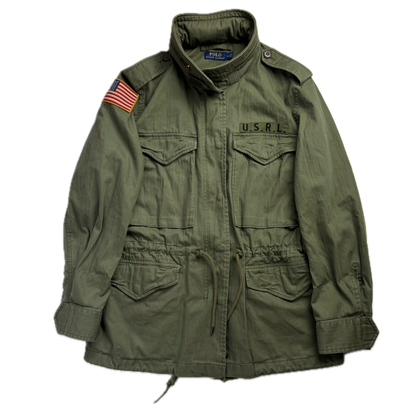 Polo Ralph Lauren Green Army Military Field Jacket - M