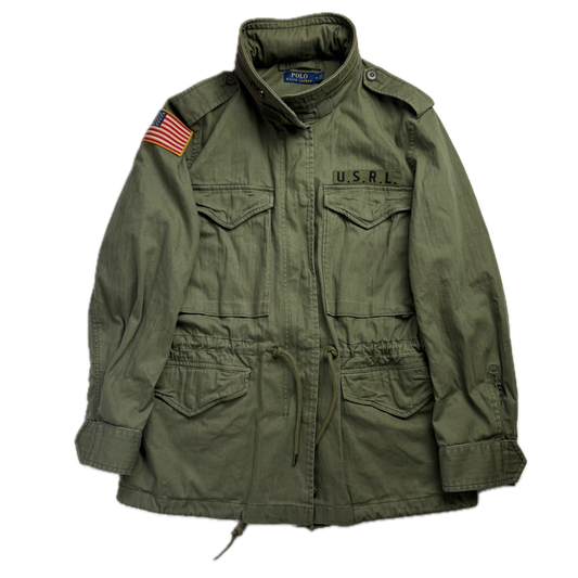 Polo Ralph Lauren Green Army Military Field Jacket - M