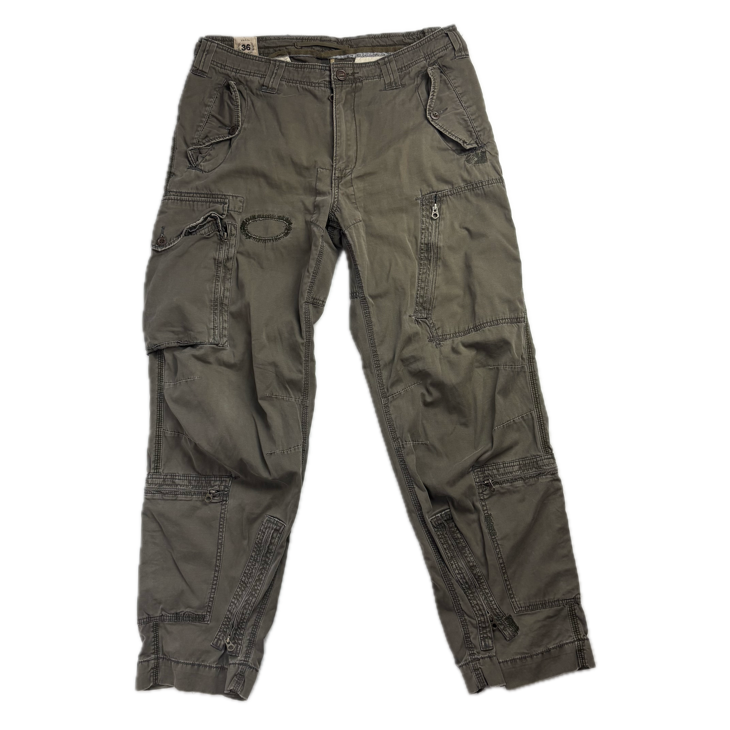 Polo Ralph Lauren Green Cargo Trouser Utility Pants - 36x32