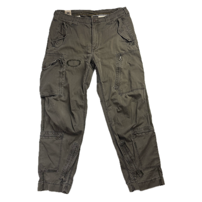 Polo Ralph Lauren Green Cargo Trouser Utility Pants - 36x32