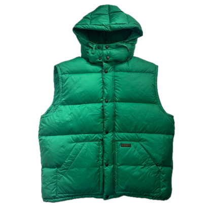 Polo Ralph Lauren Green Hooded Body Warmer Gilet Down Vest - XXL