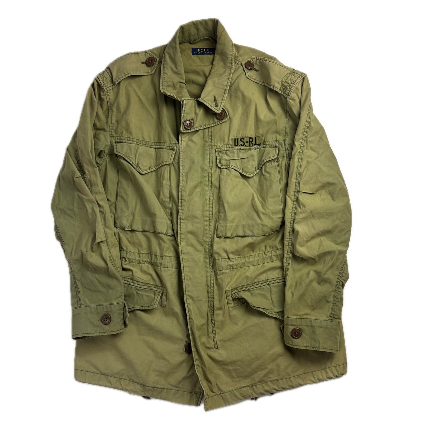 Polo Ralph Lauren Green Military Army Parka - M