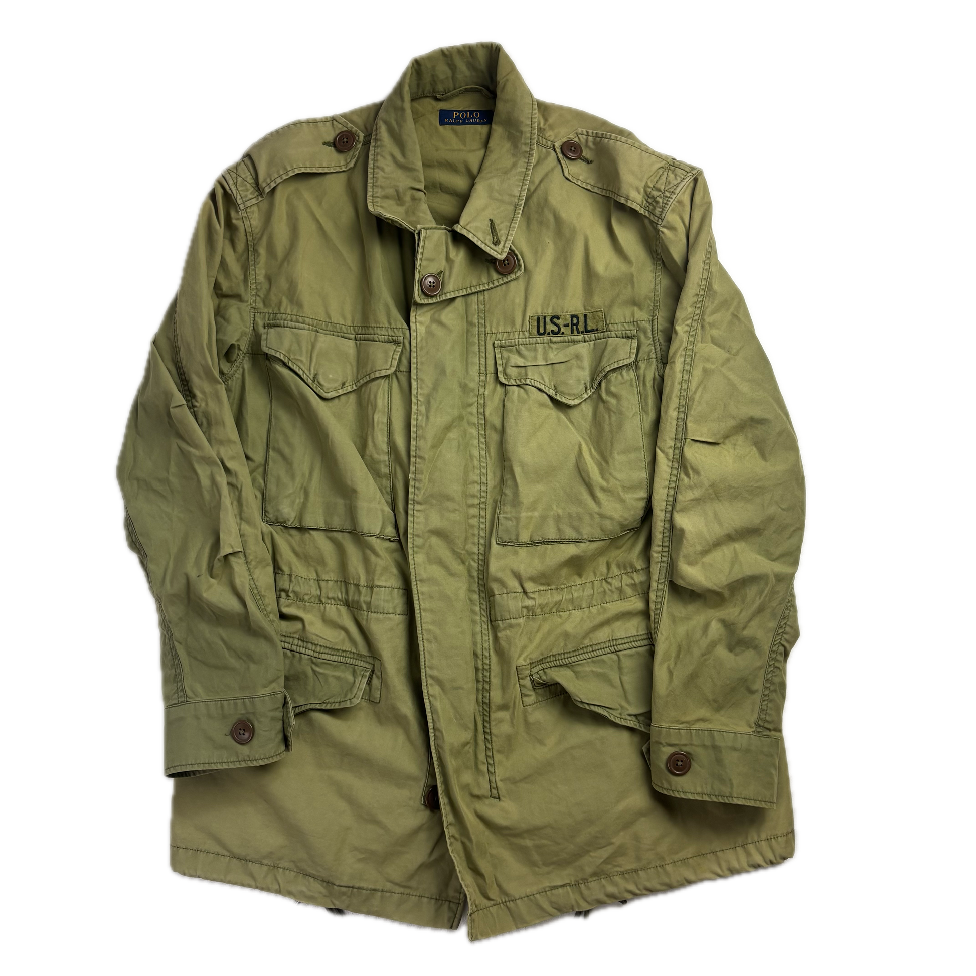 Polo Ralph Lauren Green Military Army Parka - M