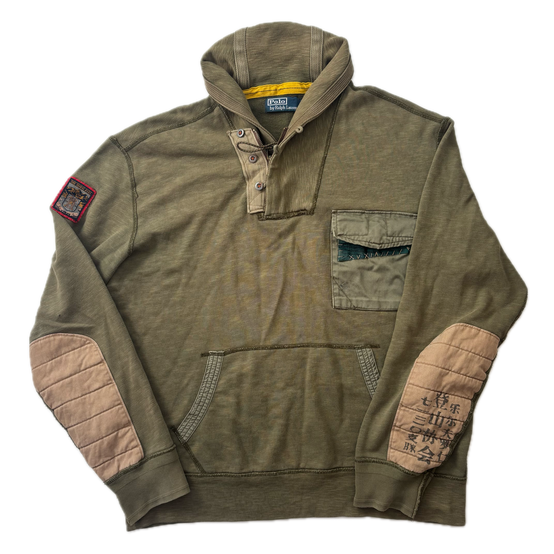 Polo Ralph Lauren Green Mountain Expedition Jumper Himalayas 1/4 Zip - XL