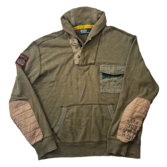 Polo Ralph Lauren Green Mountain Expedition Jumper Himalayas 1/4 Zip - XL