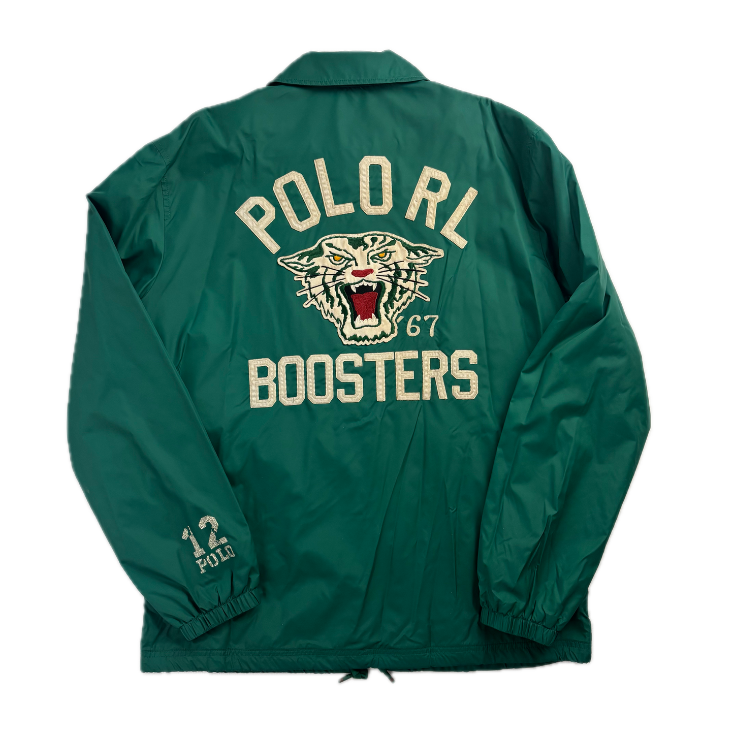 Polo Ralph Lauren Green Polo Boosters Coach Jacket - M