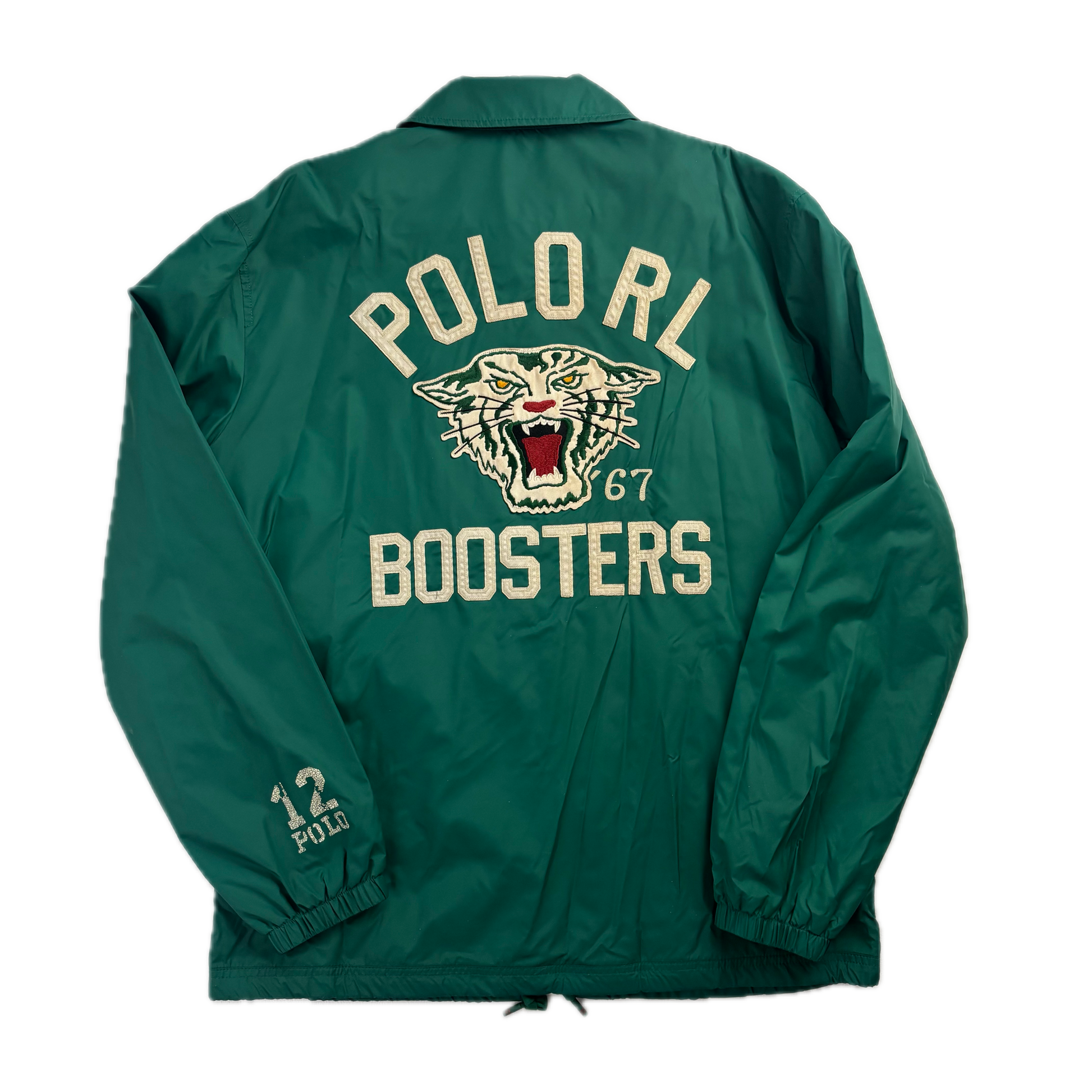 Polo Ralph Lauren Green Polo Boosters Coach Jacket - M