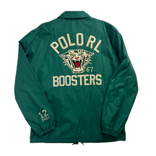 Polo Ralph Lauren Green Polo Boosters Coach Jacket - M