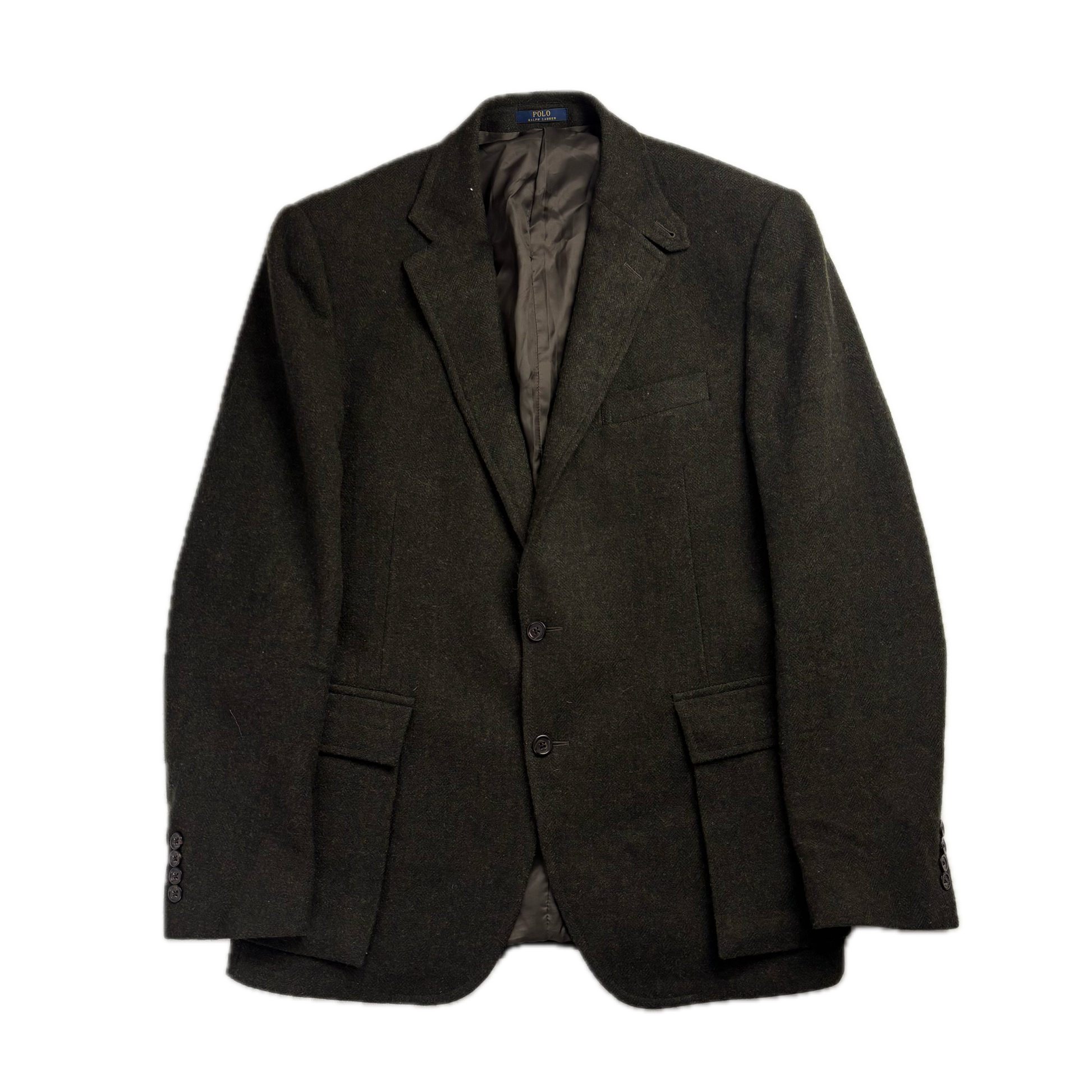 Polo Ralph Lauren Green Tweed RL67 Blazer Sports Coat (Wool) - 42R