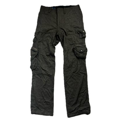 Polo Ralph Lauren Grey Cargo Trouser Utility Pants (Wool Nylon) - 34x36