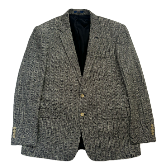 Polo Ralph Lauren Grey Herringbone Blazer (Linen Wool) - 44R
