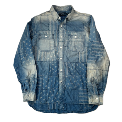 Polo Ralph Lauren Indigo Patchwork Shirt - M