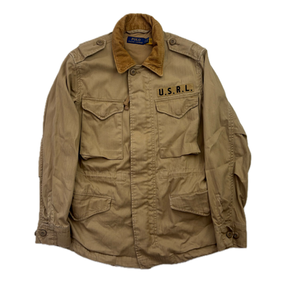 Polo Ralph Lauren Khaki Brown Jacket Military Parka Field - S