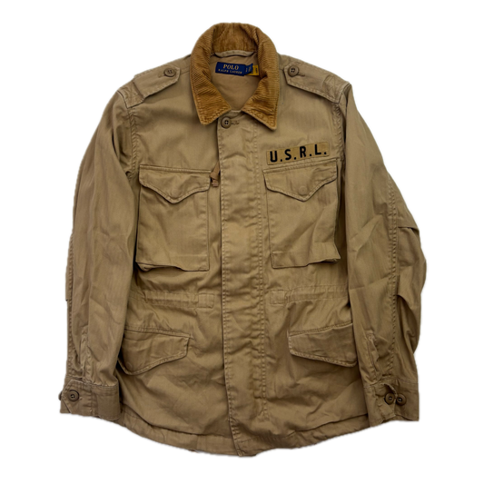 Polo Ralph Lauren Khaki Brown Jacket Military Parka Field - S