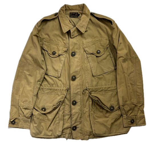 Polo Ralph Lauren Khaki Tan Army Military Field Jacket - XL