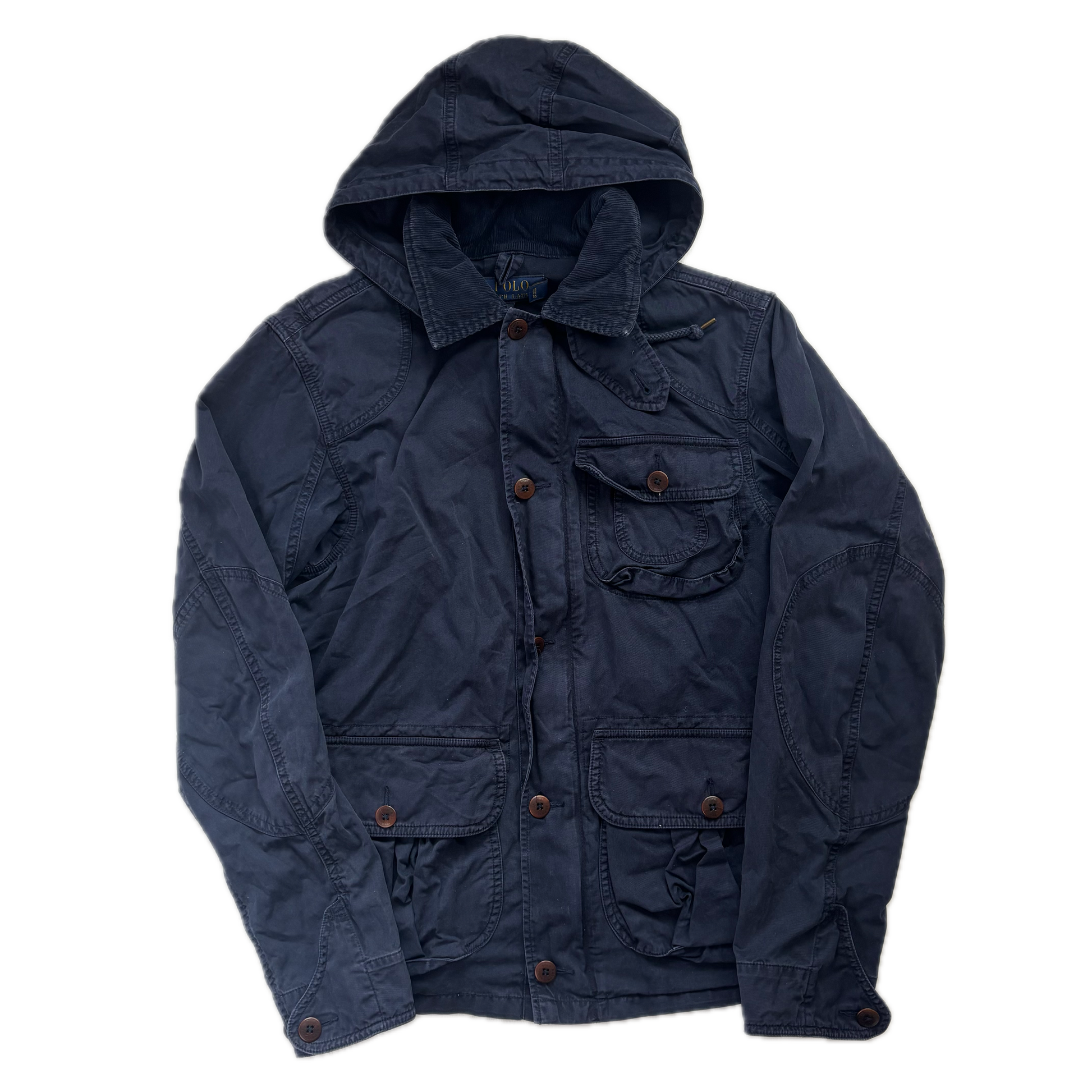 Polo Ralph Lauren Navy Barn Chore Jacket Hooded - S
