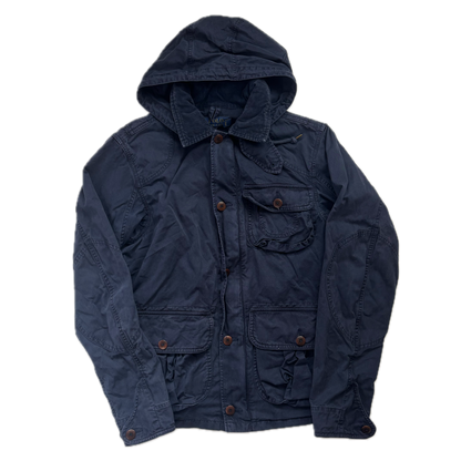 Polo Ralph Lauren Navy Barn Chore Jacket Hooded - S