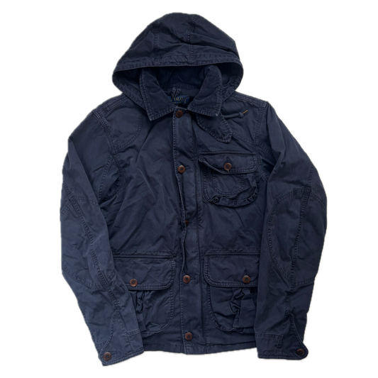 Polo Ralph Lauren Navy Barn Chore Jacket Hooded - S